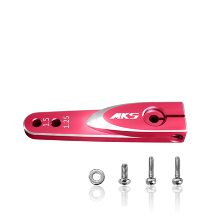 MKS Aluminium Single Servo Horn (L: 1.25/1.5 in) O0002025