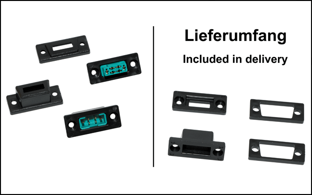 Emcotec MPX D-Sub Adaptor, 9pole 4 pieces A85015