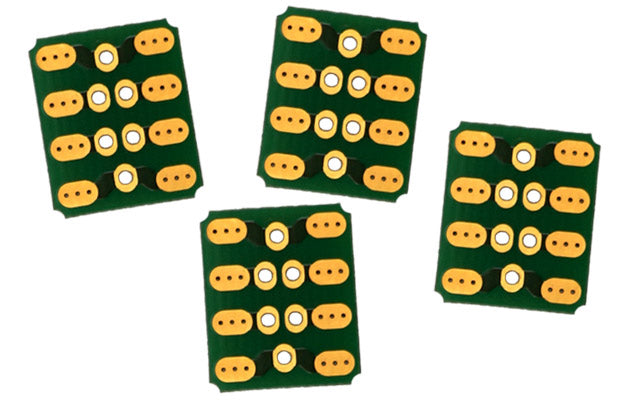 Emcotec MPX PCB 90° 6pin, 4 Pieces A86012