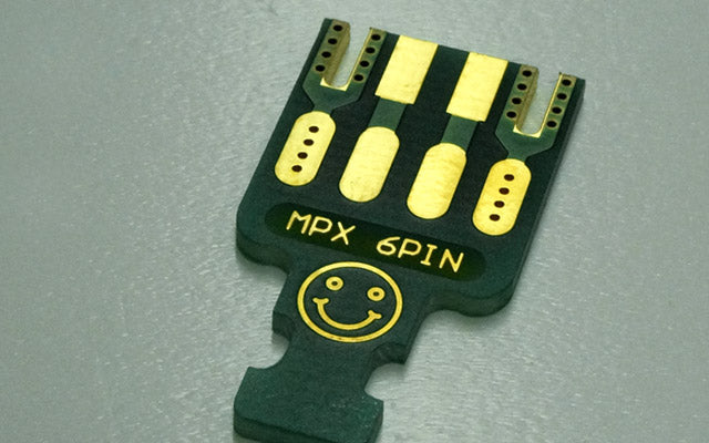 Emcotec MPX 6 Pin PCB Solder Wire Connector 5 pieces A86010