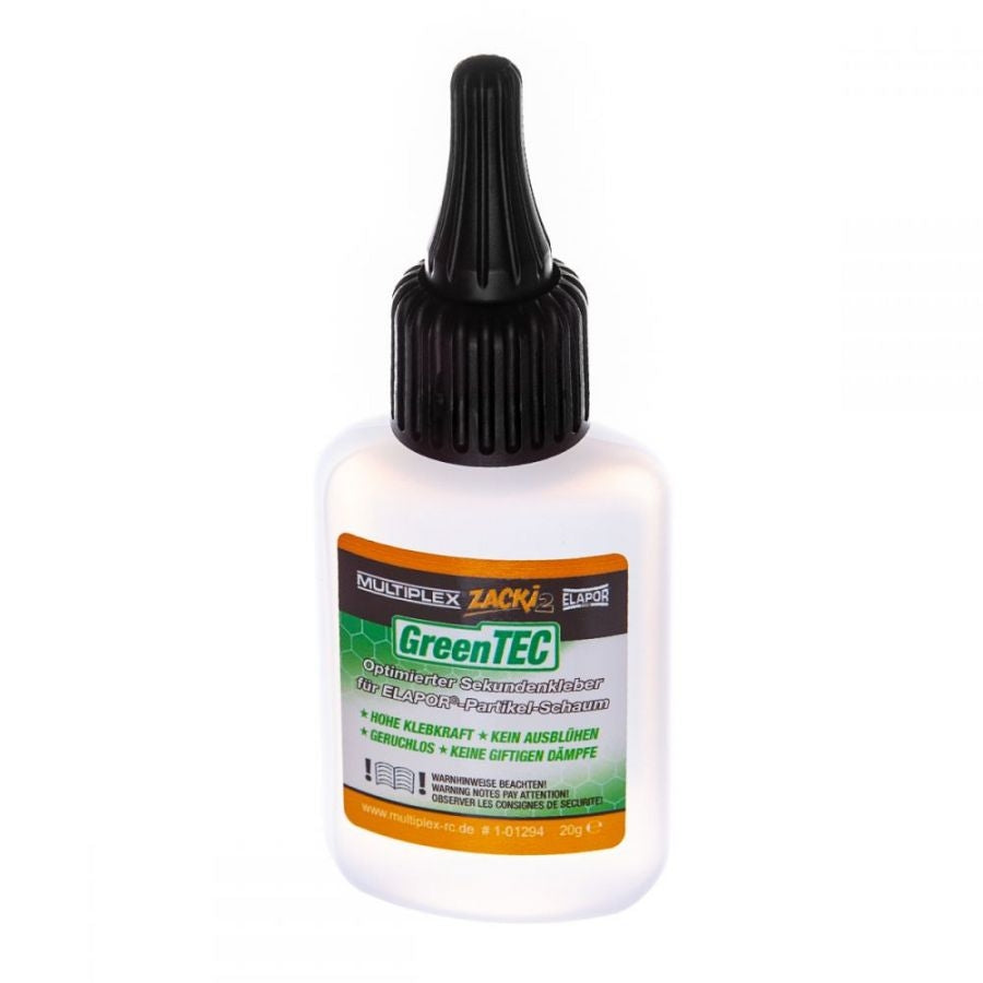 Multiplex Zacki2 GreenTEC Elapor Cyano 20g 1-01294