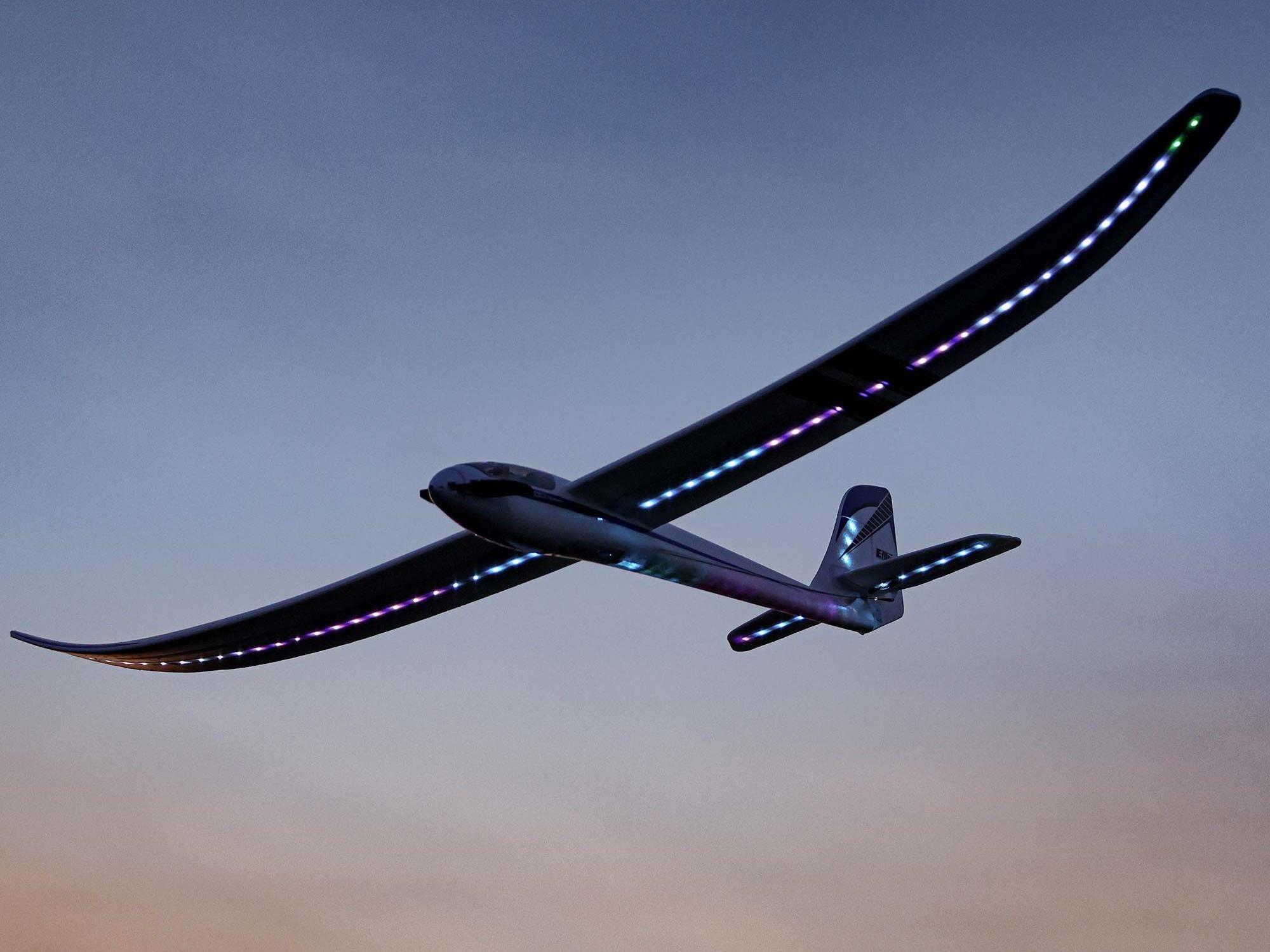 NEW E-Flite Night Radian FT 2.0m BNF Basic with AS3X SAFE & Smart Select EFL36500