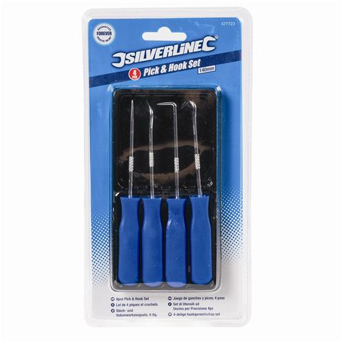 Silverline Pick & Hook Set 4pce 140mm