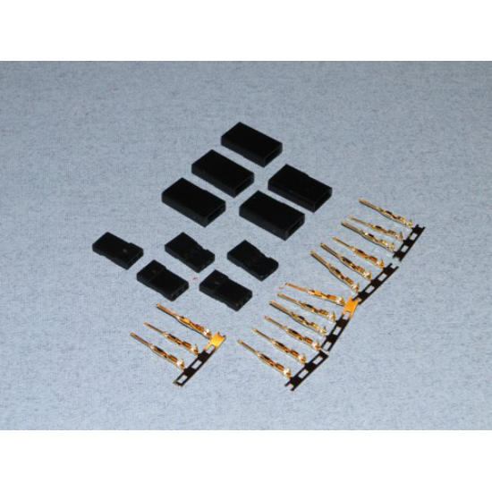 Futaba Servo Socket Set (Gold Pins) 5 pcs O-FS-FUTF/05