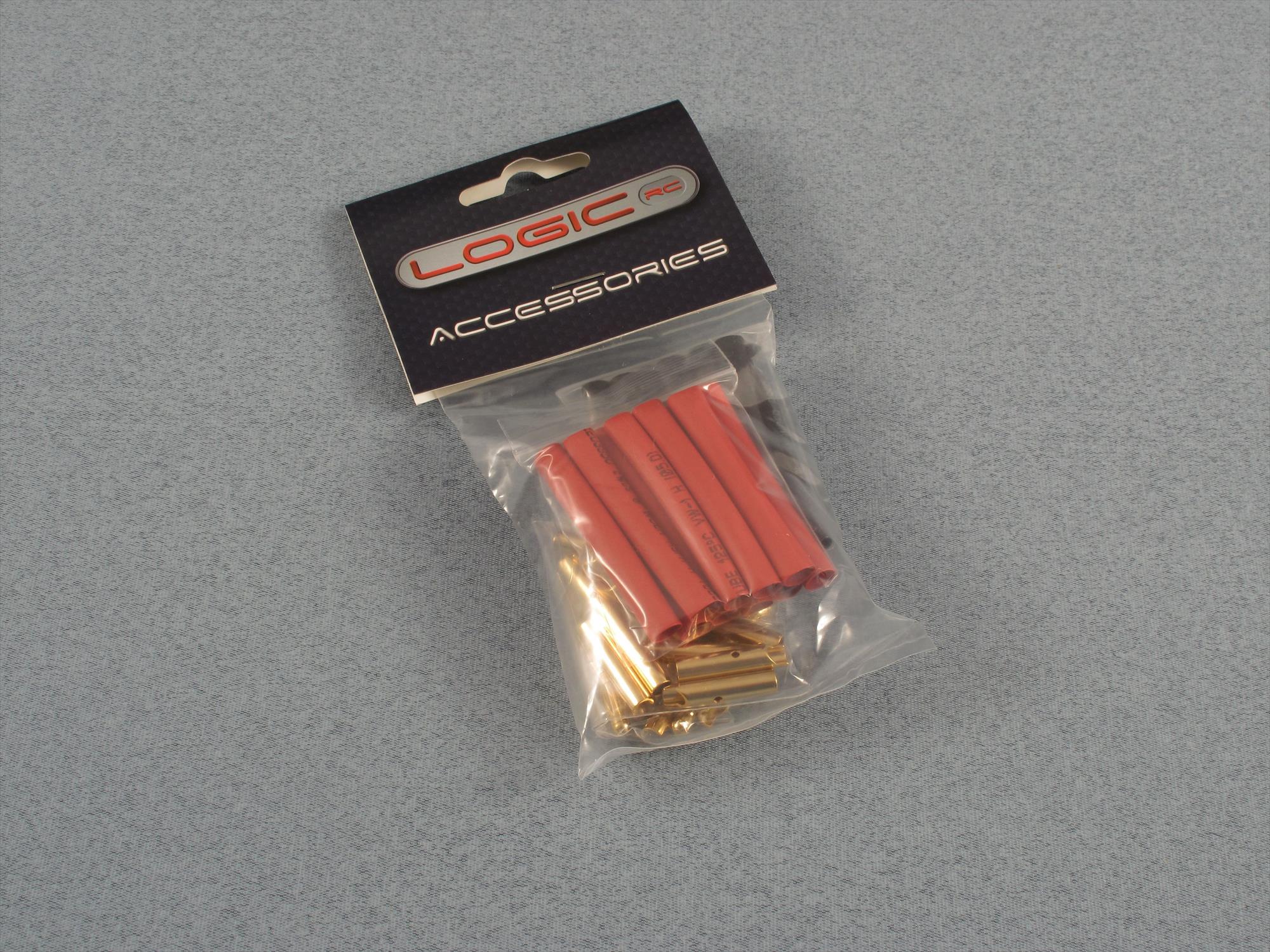 Logic RC 4.0mm Gold Connector Set 10prs O-FS-GC04/10