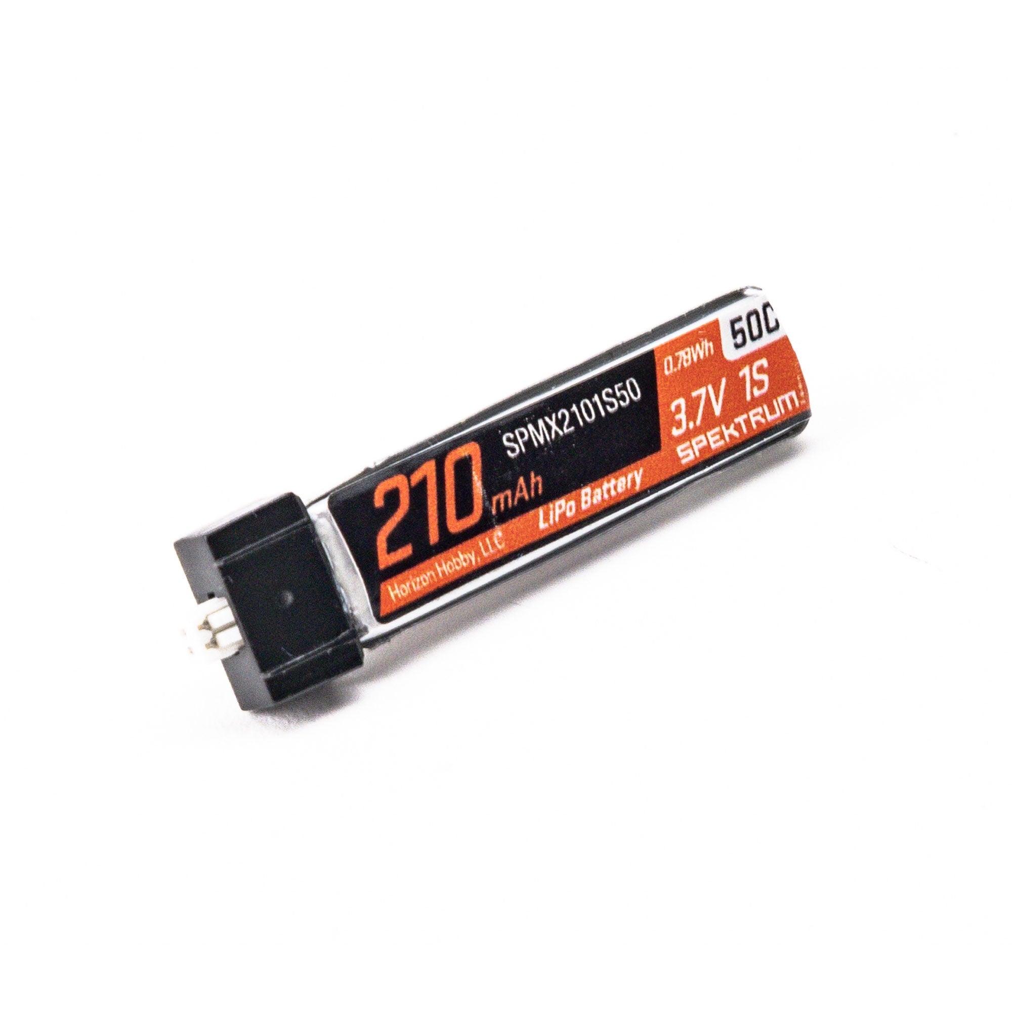 Spektrum 3.7V 210mAh 1S 50C LiPo Battery: JST PH1.25 Connector SPMX2101S50