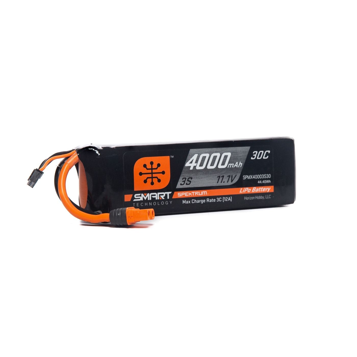 Spektrum 4000mah 3S 11.1V Smart Lipo Battery 30C IC3 SPMX40003S30