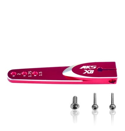 MKS X8 Aluminium Single Servo Horn (L: 1.5/1.75/ 2 in) O0002015-10 For HBL8X0, HBL380, HBL3850