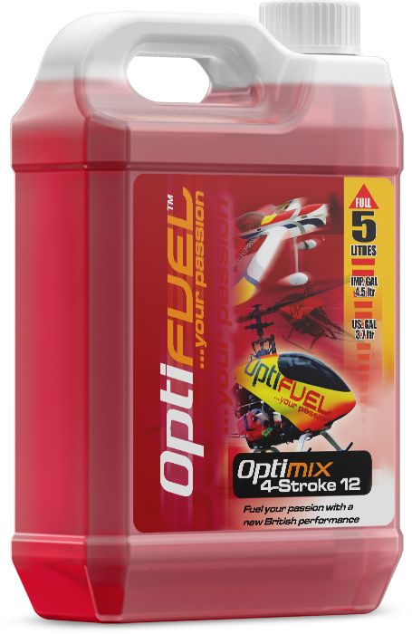 Optifuel Optimix 12 4-Stroke Nitro Glow Fuel 5L OH1220SLK