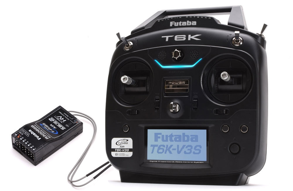 Futaba T6K V3 8 Channel 2.4GHz T-FHSS (Dry) & R3008SB Receiver Combo (Mode 1)
