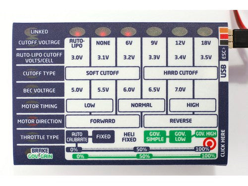 Castle Field Link Portable Programmer Tuning Card For Flying 010-0063-01 899598001953
