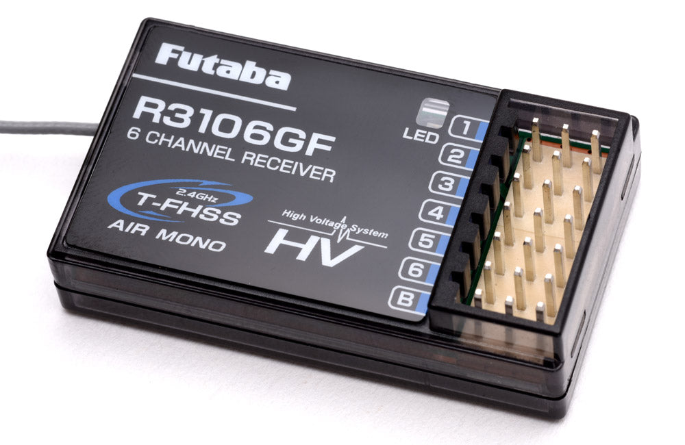 Futaba R3106GF 6 Channel Receiver T-FHSS Mono HV