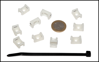 Pad Screw Mount M3, up to 5mm / 0.2”, 10 pieces from Emcotec A86060