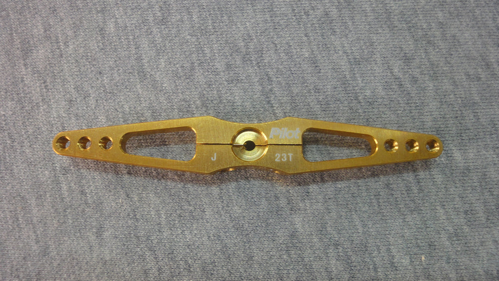 JR DOUBLE ALUMINIUM SERVO ARM 3.2in from Pilot