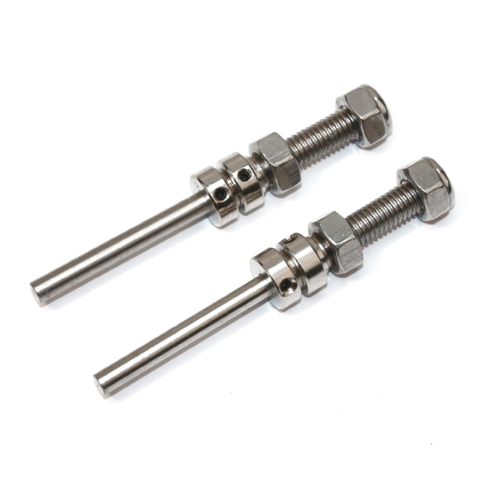 Pilot Wheel Axles For 50-60cc Place (5x47mm) (Pair) PIL433
