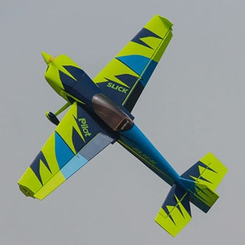 Pilot-RC Slick 84in Wingspan Blue/Green 02 PIL668