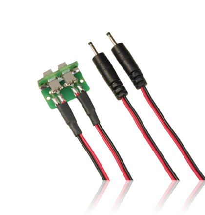 Twin 30cm Charging Extensions for PowerBox Battery and PowerPak PRO 5460