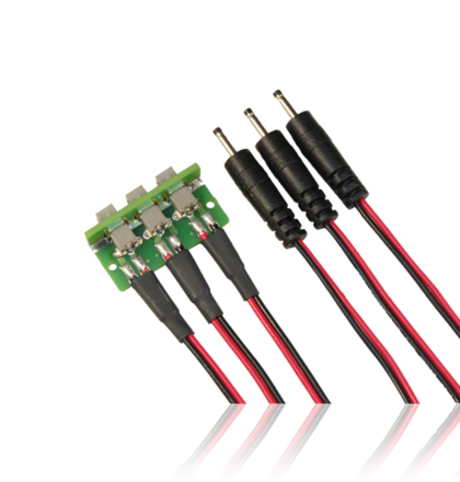 Triple 50cm Charging Extensions for PowerBox Battery and PowerPak PRO 5475