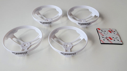 Blade Torrent 110 Prop Guards - White BLH04003WH