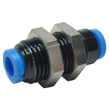 QSS-4 Festo Straight Bulkhead Connector, 4mm Festo to 4mm Festo