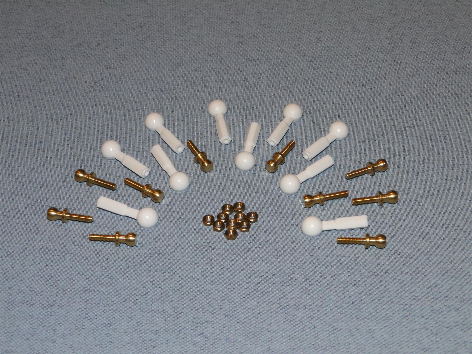 Radio Active White Ball Joint M2 (pk10 RCA104/10