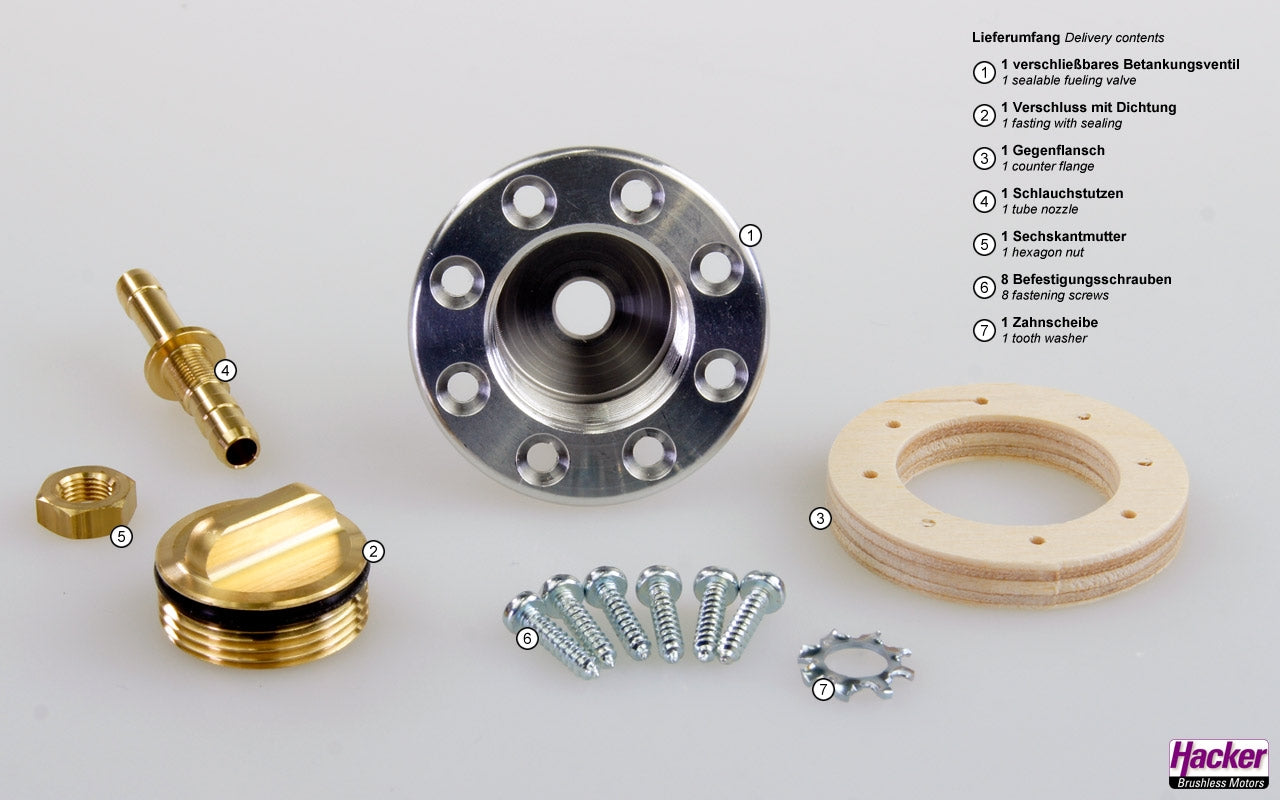 Refueling Valve with Lockable Cap By Hacker 10108416