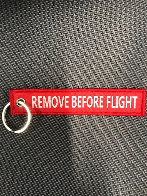 Remove Before Flight Flag Tag from Aviation Design