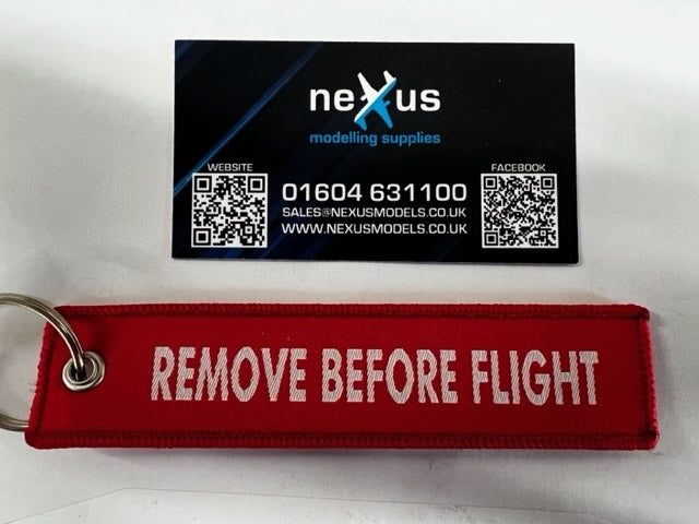Remove Before Flight Flag Tag from Grumania Jets 73605-4
