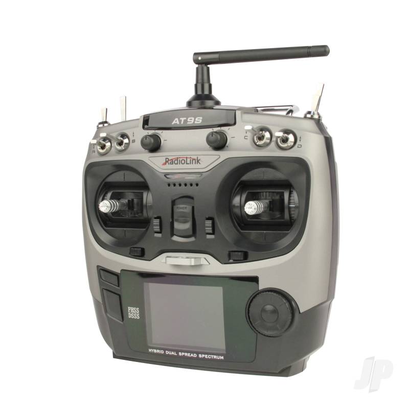RadioLink AT9S 2.4GHz 10 Channel Transmitter (Mode 2) (Silver) w/ Receiver