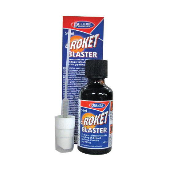 Deluxe Materials Roket Blaster Cyano Accelerator 50ml AD17 S-SE30 5060243900128