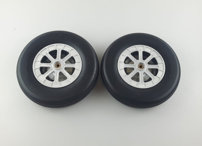 Scale Wheels 7" / 177mm Pair for Corsair F4U-1D Corsair ARF from CARF Models 790550