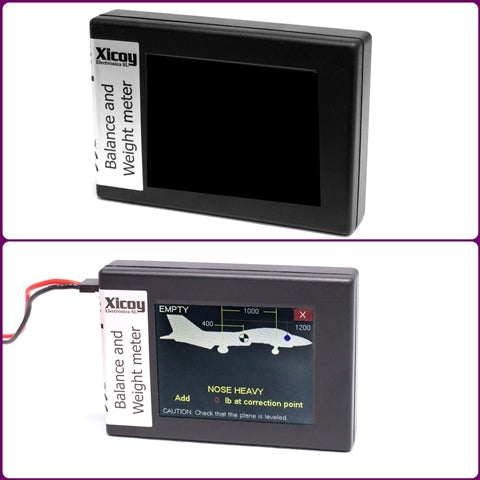 Screen for COG Center of Gravity Digital weight and balance meter V2 from Xicoy DisplayPRO