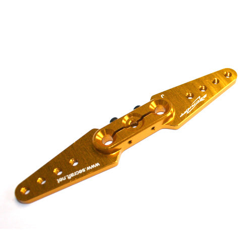 Secraft JR / Spektrum  3.5 Inch Straight Servo Arm (Gold) SEC024