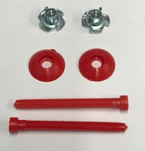 Slec M6 x 65mm Nylon Bolt / Washer & Captive Nut, Wing Bolt (Pk2)