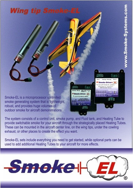 Smoke EL G-Force Duo Electric 6S - 10s Twin Smoke Generating System Idea For Wing Tip Fitment M0318