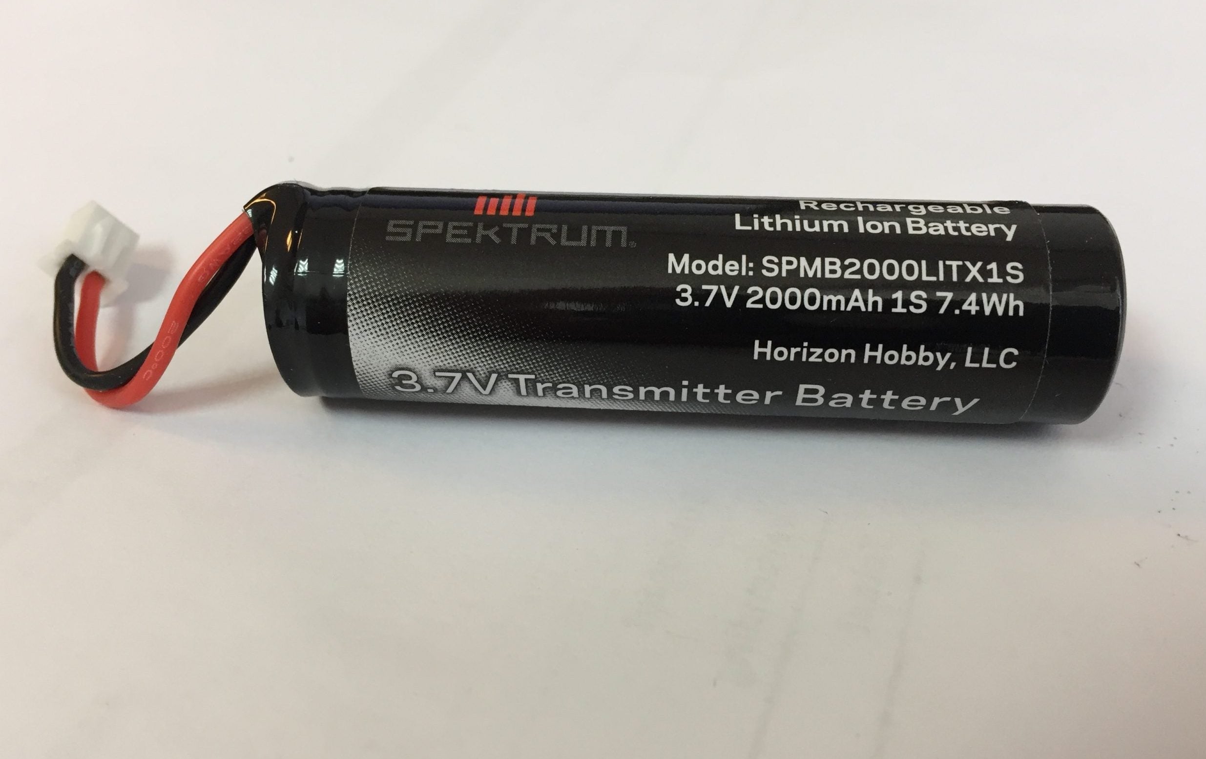 Spektrum 3.7V 1S 2000mAh LiPo Transmitter Battery: NX6, NX8 SPMB2000LITX1S