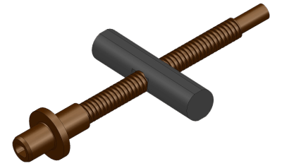 Electron ER-40eVo Spindle with Square Thread
