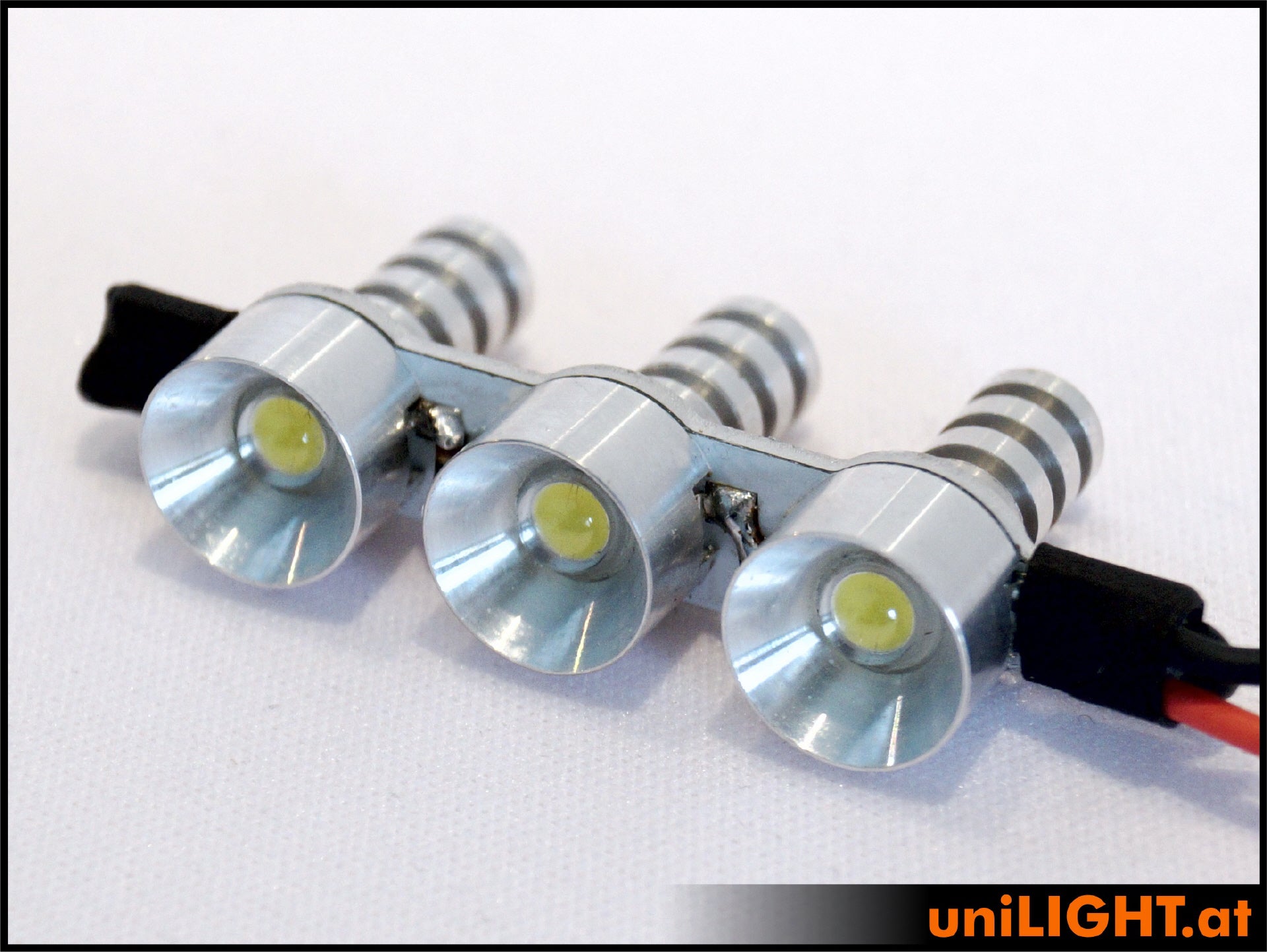 UniLight 2W x 3 Triple Spotlight 12mm White