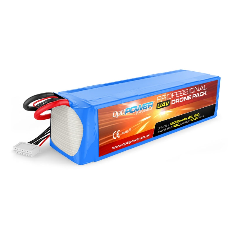 Optipower 6S 12,000mAh Pro UAV Lipo Battery OPR120006S