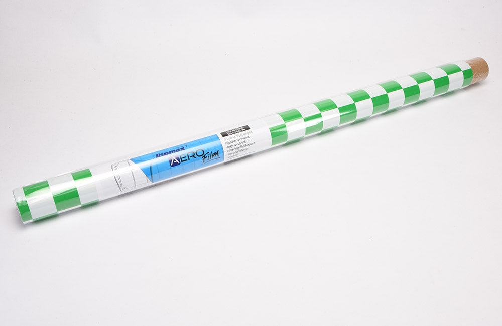 Ripmax Aero Film - Small Chequered Green/White - 2m x 0.6m (Roll) T-AEF-025