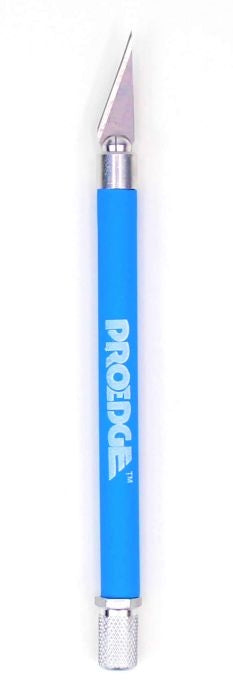 Proedge Pro-Grip Knife with Safety Cap #4 Blue T-PE12041