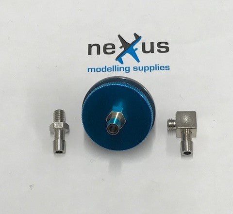 Kevlar Tank Fittings Hardware Set Blue from T-One Models 