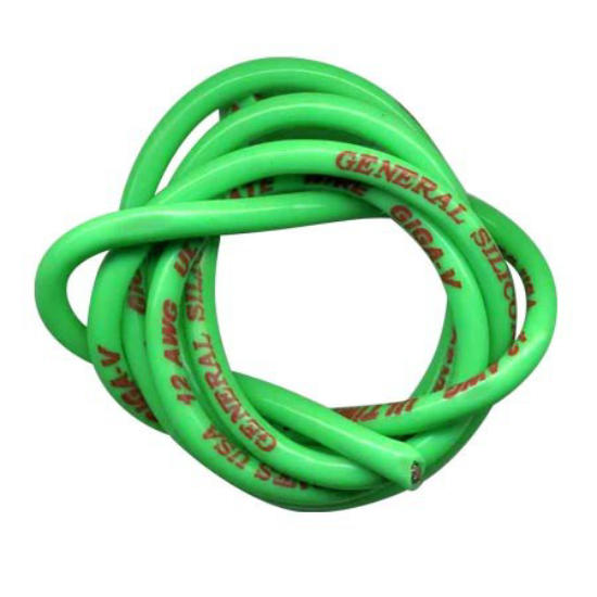 TrickBits 12AWG Fluorescent Green Silicone Wire (2.5ft) TB2074FG