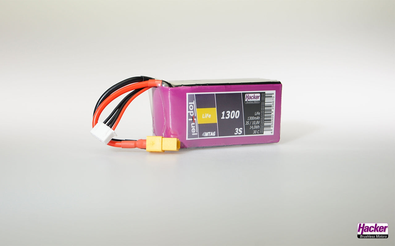 Hacker TopFuel LiFe 1300mAh 3S MTAG 91300351