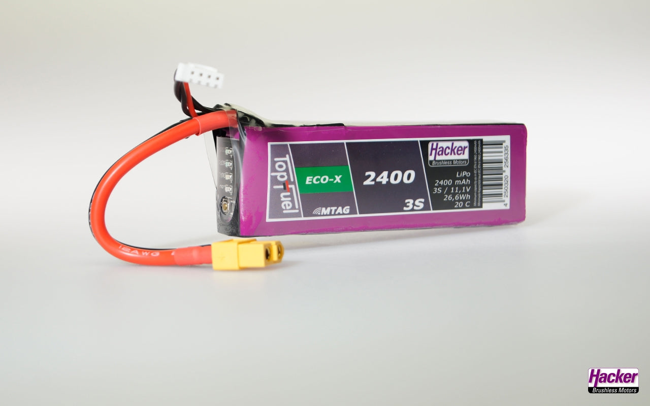 Eco-X 3S 2400mAh 20C MTAG LiPo Battery 92400331