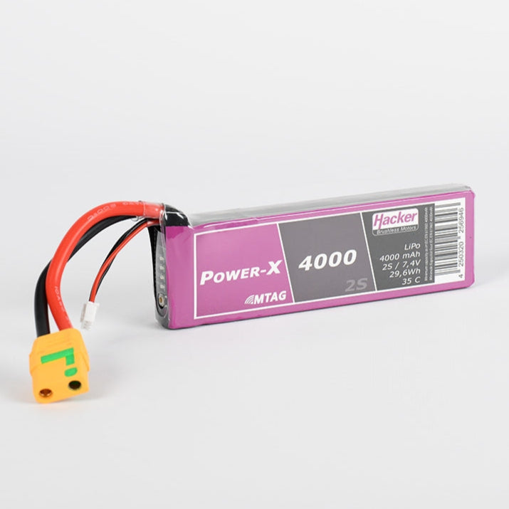 Hacker TopFuel LiPo 35C Power-X 4000mAh 2S MTAG 94000261