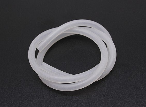 Glow Fuel/Clunk Tube Translucent 4mm OD 1.2mm ID Silicone Tube 1 Metre