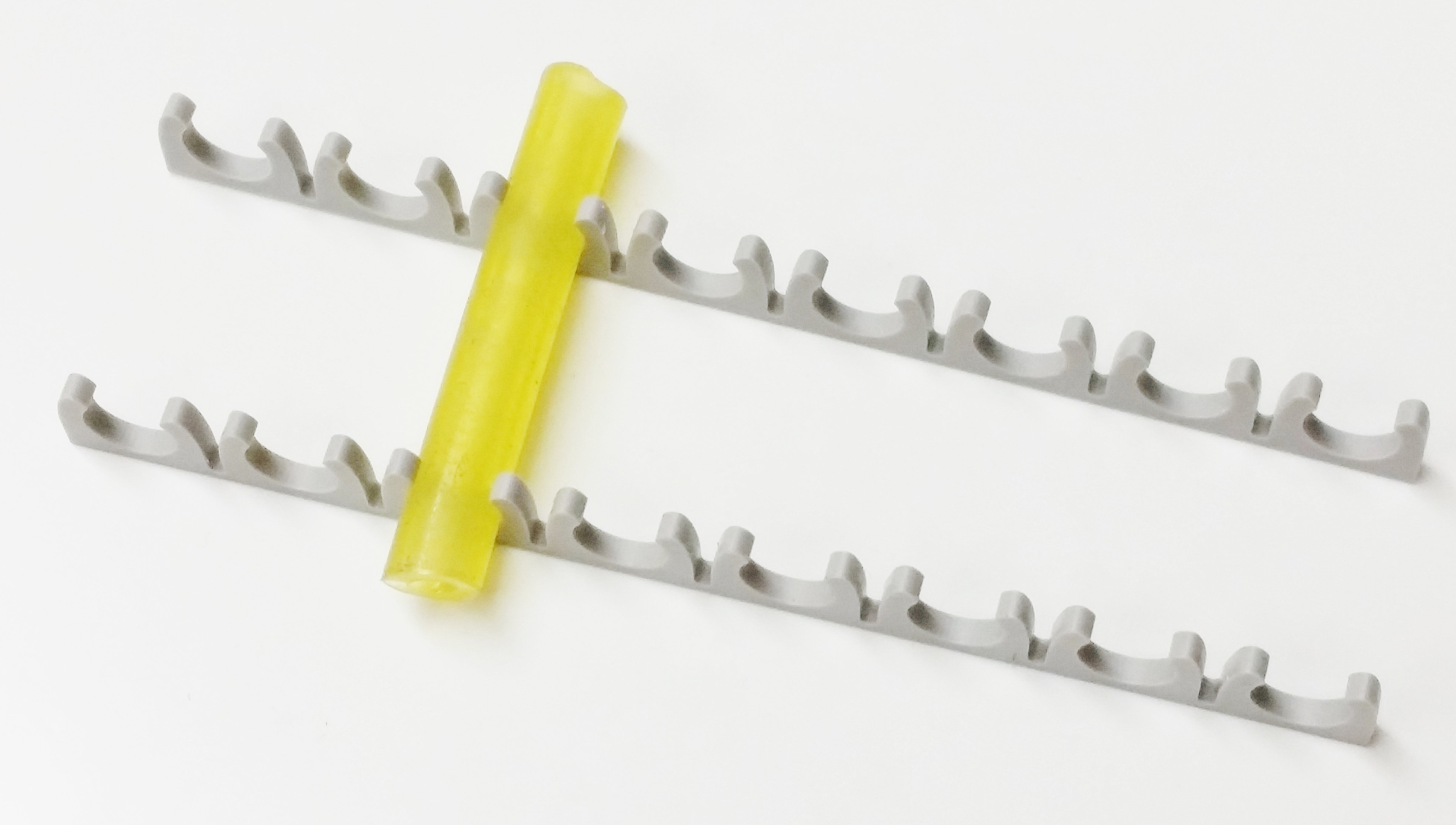 Tube Holder 6.6mm Tygon Grey Click Holder from STV-Tech 011S-10