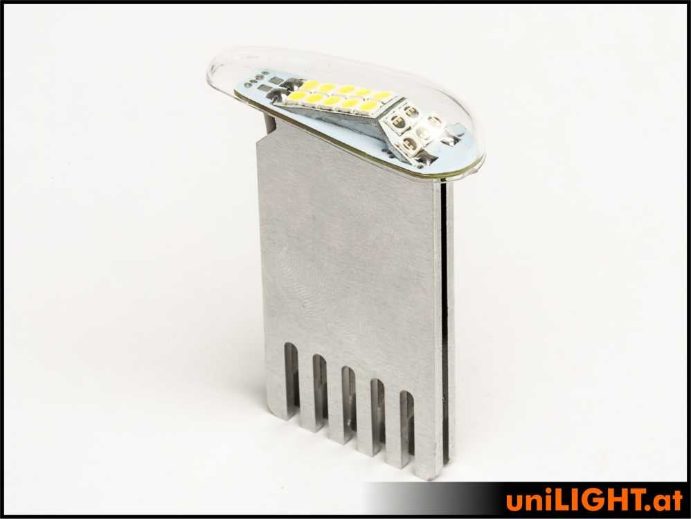 UniLight 14mm DUAL Navigation + Strobe Light 32Wx2 T-Fuse Green / White DUAL14F-320x2-GNWE