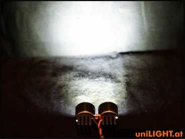 UniLight 2x8W Double-Spotlight 22mm T-Fuse White SPOT22F-080-2xWE